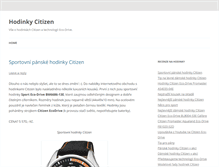Tablet Screenshot of hodinky-citizen.hodinky123.cz